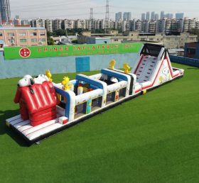 T7-4980 Snoopy Thema aufblasbare Hindernisparcours