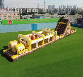 T7-4984 SpongeBob Thema Aufblasbare Hindernisparcours