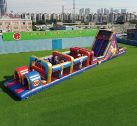 T7-4988 Superhelden-Thema Aufblasbare Hindernisparcours