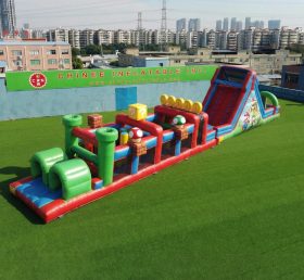 T7-4989 Super Mario Thema Aufblasbare Hindernisparcours