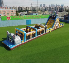 T7-5003 Tom und Jerry Thema Aufblasbare Hindernisparcours
