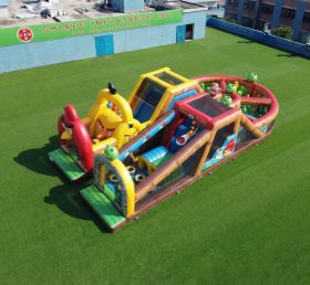 T7-5027 Angry Birds Thema Aufblasbarer Hindernisparcours