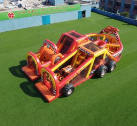 T7-5036 Blaze Monster Thema Aufblasbarer Hindernisparcours