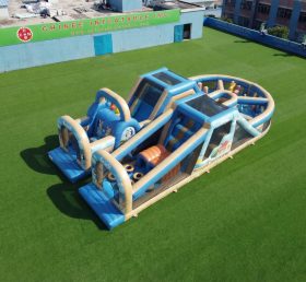 T7-5038 Bluey Thema Aufblasbarer Hindernisparcours