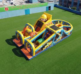 T7-5039 Bob der Baumeister Themenaufblasbare Hindernisparcours