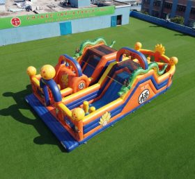 T7-5063 Dragon Ball Thema Aufblasbare Hindernisparcours