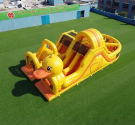 T7-5064 Enten-Thema Aufblasbare Hindernisparcours