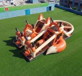 T7-5076 Fuchs-Themen aufblasbare Hindernisparcours