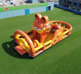 T7-5078 Garfield Thema Aufblasbare Hindernisparcours