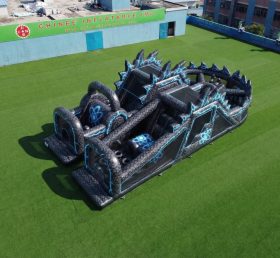 T7-5080 Godzilla Thema Aufblasbare Hindernisparcours