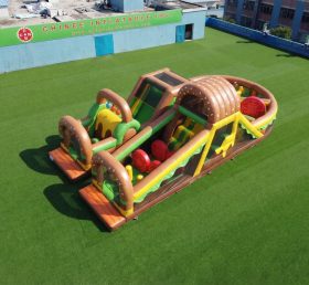 T7-5084 Hamburger Thema Aufblasbare Hindernisparcours