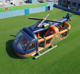 T7-5085 Hubschrauber-Thema Aufblasbare Hindernisparcours