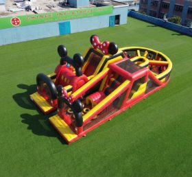 T7-5103 Mickey & Minnie Thema Aufblasbare Hindernisparcours