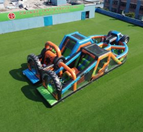 T7-5112 Monstertrucks-Themen Hüpfburg-Hindernisparcours