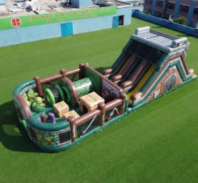 T7-5116 Ninja Turtles Thema Aufblasbarer Hindernisparcours