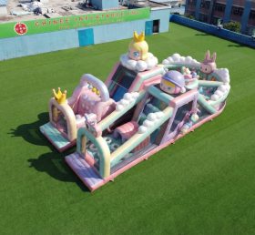 T7-5134 Pop Mart Thema aufblasbare Hindernisparcours