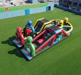T7-5136 Power Rangers Thema Aufblasbare Hindernisparcours
