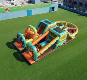 T7-5142 Scooby-Doo-Themen aufblasbare Hindernisparcours