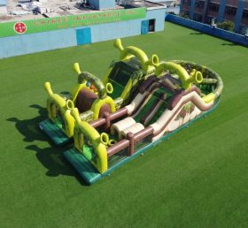 T7-5146 Shrek Thema Aufblasbare Hindernisparcours