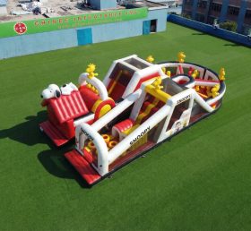 T7-5149 Snoopy Thema Aufblasbare Hindernisparcours