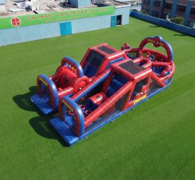T7-5152 Spider-Man Thema Aufblasbare Hindernisparcours