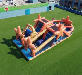 T7-5154 Seestern-Thema Aufblasbare Hindernisparcours