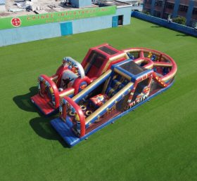T7-5157 Superhelden-Thema aufblasbare Hindernisparcours