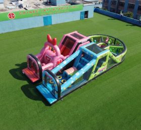 T7-5166 Powerpuff Girls Thema aufblasbare Hindernisparcours