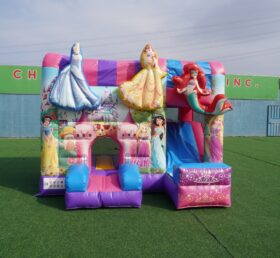 T2-4794B Prinzessinnen-Party-Thema Aufblasbare Burg mit Rutsche