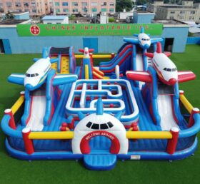 GF3-1424 Flugzeug-Themen Hüpfburg-Spielplatz