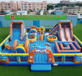GF3-1432 Blippi Wonders Thema Aufblasbarer Spielplatz
