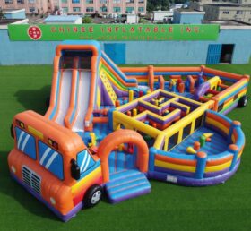 GF3-1439 Bus Thema Aufblasbarer Spielplatz