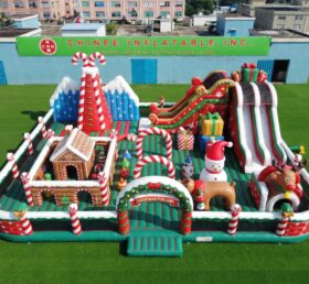GF3-1442 Weihnachtsmotiv Aufblasbarer Spielplatz