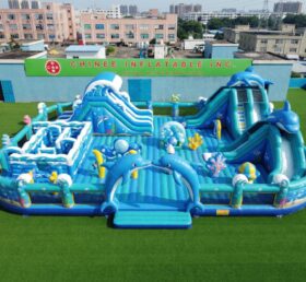 GF3-1448 Delfin-Thema Aufblasbarer Spielplatz