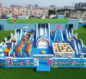 GF3-1449 Doraemon Thema Aufblasbarer Spielplatz