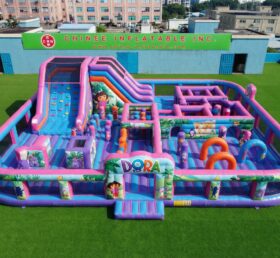 GF3-1450 Dora Thema Aufblasbarer Spielplatz
