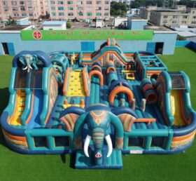 GF3-1454 Elefantenthema Aufblasbarer Spielplatz