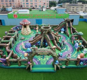 GF3-1476 Magischer Wald Themen Inflatable Spielplatz