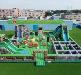 GF3-1480 Minecraft Thema Aufblasbarer Spielplatz