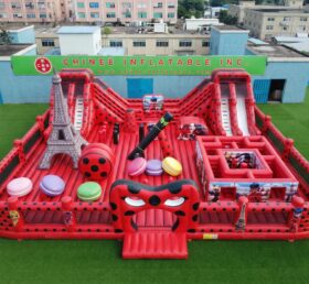 GF3-1482 Miraculous Ladybug Thema Aufblasbarer Spielplatz