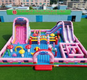 GF3-1494 Peppa Pig Themenaufblasbarer Spielplatz