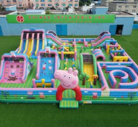 GF3-1495 Peppa Pig Thema Aufblasbarer Spielplatz
