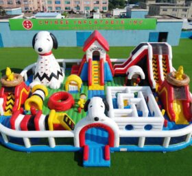GF3-1510 Snoopy Thema Aufblasbarer Spielplatz