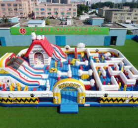 GF3-1511 Snoopy Thema Aufblasbarer Spielplatz
