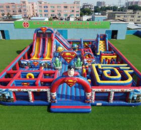 GF3-1513 Superman Thema Aufblasbarer Spielplatz