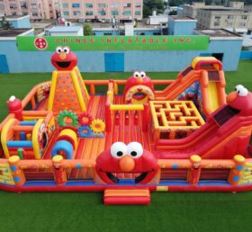 GF3-1523 Tickle Me Elmo Themenaufblasbarer Spielplatz