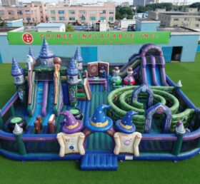 GF3-1527 Zauberer-Thema Aufblasbarer Spielplatz