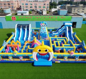 GF3-1530 Baby Shark Thema Aufblasbarer Park