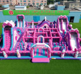 GF3-1531 Barbie Themen-Inflatable-Park