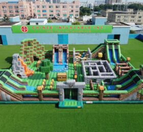 GF3-1544 Minecraft Thema Aufblasbarer Park